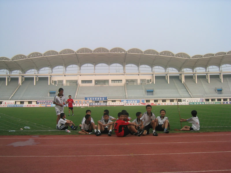 扬州体育馆经典膜结构